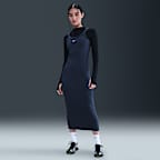 【NIKE】◆NSW◆(W) Tight Mini Cami Dress◆手頃な価格◆ W) 나이키 NSW 칠 니트 타이트 미니 립 캐미 드레스 블랙